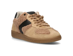 SORA NAIROBI SNEAKER CON APPLICAZIONI IN TEDDY CAMEL
